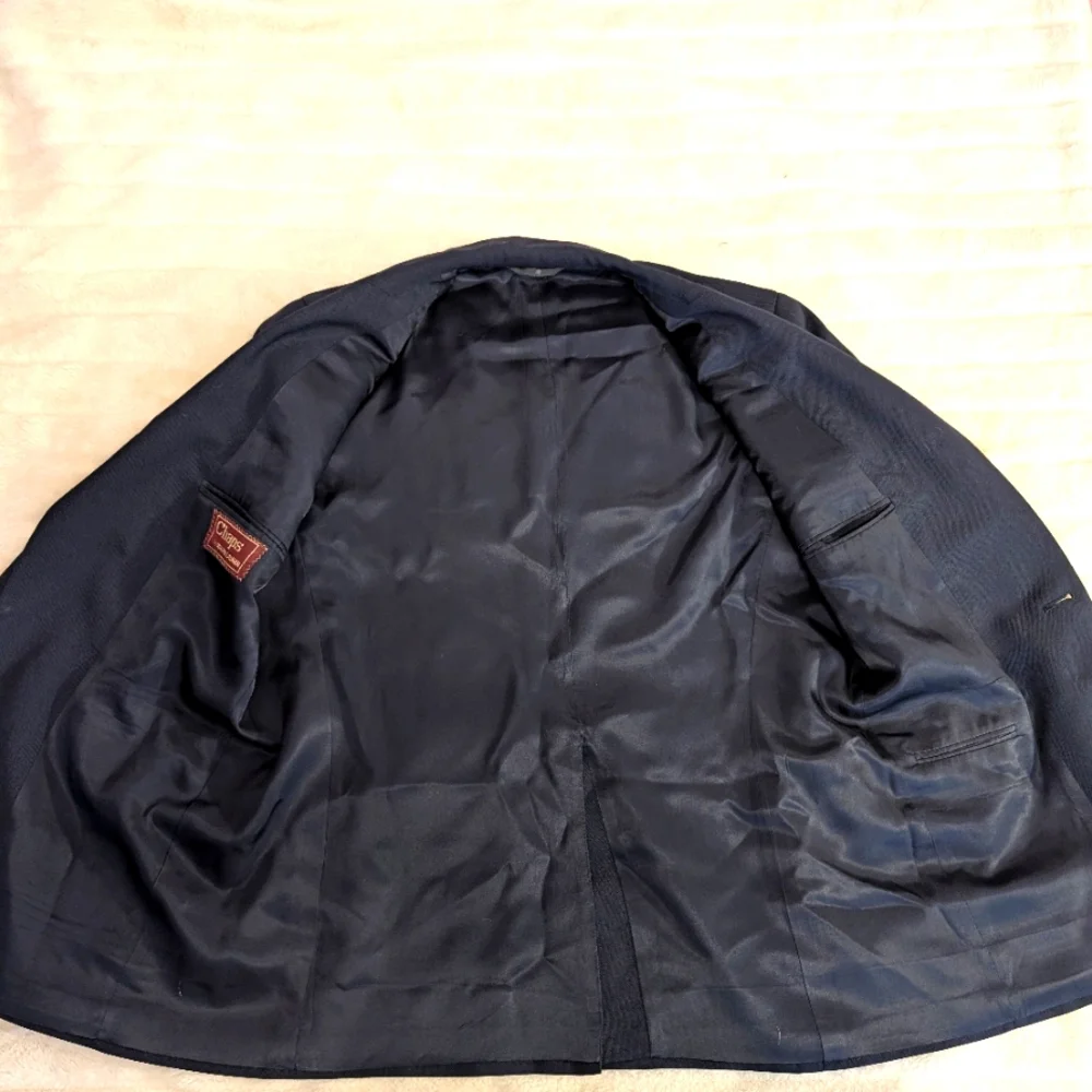 Chaps‎ Ralph Lauren Vtg. Navy Blue Blazer with Gold Buttons Single Breasted 43R